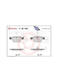 Resim Bmw 320d E90 On Fren Balatasi 2005-2011 Brembo P06036 