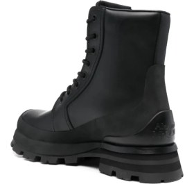 Resim Alexander McQueen Komple Deri Bağcıklı High Sneakers 