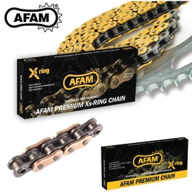 Resim AFAM A525-104XHR3-G 2011-2016 Ducati Streetfighter 848 Uyumlu Zincir XHR3-G Xring Gold (Sarı) Renk 