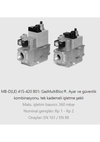 Resim Dungs Mb-Dle 415 B01 S50 Doğalgaz Multiblok 