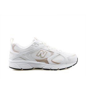 Resim New Balance 408 Lifestyle Beyaz Altın Kadın Sneakers Spor Ayakkabı 