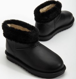 Resim Pabuçland Su Geçirmez İçi Komple Kürklü Anne Kız Ev Botu Ug 