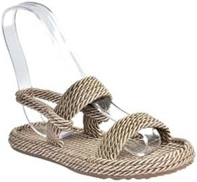 Resim fox SHOES Halat Ipli Hasır Kadın Sandalet K596012104 