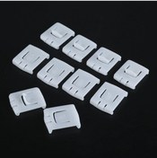 Resim Lasonstiges 10 Adet İç Dış Dış Koltuk Raylı Runner Kaydırıcı Kılavuzu Klip Seti Audi Vw Mk1 Mk2 Mk3 Golf Corrado Toka Araba 191881213 171881213b 