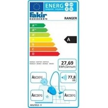 Resim Fakir Ranger On-Off Toz Torbasız Süpürge - Mor / 890 Watt 
