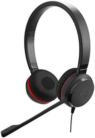 Resim Jabra Evolve 30 II Microsoft Teams Sertifikalı USB-C Stereo Kablolu Kulaklık - Kompakt Mini USB (Siyah) 