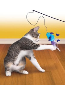 Resim Kong Peluş Oyuncaklı Kedi Oltası - 47 CM 