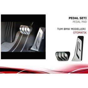 Resim BMW E92 pedal seti takımı geçmeli otomotik 2 parça BMW E92 pedal seti takımı geçmeli otomotik 2 parça