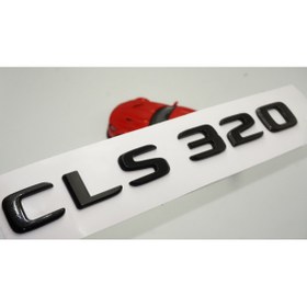 Resim CLS 320 Bagaj Parlak Siyah ABS 3M 3D Yazı Logo 