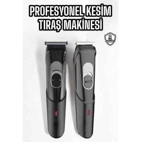 Resim Mercansa Saç Sakal Lazer Epilasyon Öncesi Tüy Kısaltma Makinesi Unısex 4 Taraklı 