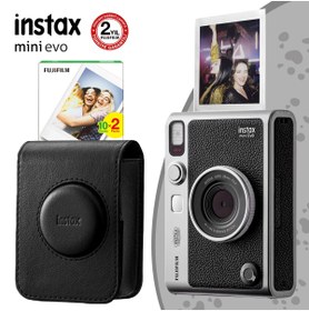 Resim Instax Mini Evo Siyah Fotoğraf Makinası ve Hediye Seti 4 