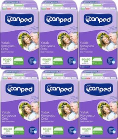 Resim Canped Hasta Yatak Koruyucu Örtü 6 x 10'lu 60 x 90 CM 