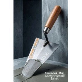 Resim Mey İthalat Mey Ithalat® Çelik Sıvacı Malası 17.5 cm - Ultra Dayanıklı Ergonomik Saplı Premium Mala 