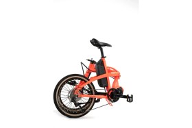 Resim Bisan E-Foldıng Strike Elektrikli Katlanır Bisiklet 47,5 cm 20 Jant 9 Vites Neon Turuncu Siyah 