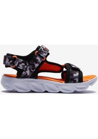 Resim Skechers Hypno - Splash Büyük Erkek Çocuk Siyah Işıklı Sandalet 400077L Bgor Siyah 