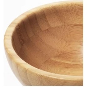 Resim Aesco Bambu Servis Kasesi Ölçü 12 cm Bambu Çerezlik Kase 