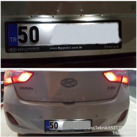 Resim HYUNDAİ İ30 13-16 UYUMLU LED PLAKA AYDINLATMA AMPULÜ BEYAZ 