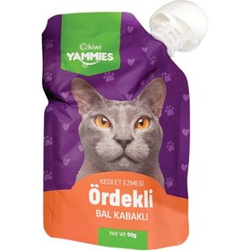 Resim Kiwi Yammies Ördekli Sıvı Kedi Maması 90 G 