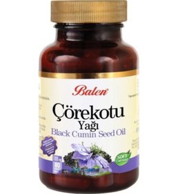 Resim Balen Çörekotu Yağı 80 Kapsül Çörek Otu Soğuk Press 1380 Mg. 