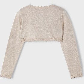 Resim Mayoral Yazlık Kız Örme Bolero Ceket Bej - Bej / 5 Yaş 
