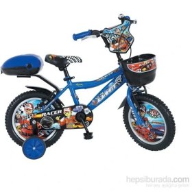 Resim Ümit 14" Racer 1448 Çelik Kadro V Fren 1 Vites Mavi Unisex Çocuk Bisikleti 