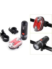 Resim ForteGT Bisiklet Ön Arka Far Işık Seti Xbyc 6123 