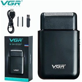 Resim Vgr Elektrikli Tıraş Makinesi Profesyonel Sakal Düzeltici Ustura Taşınabilir Black With Box Diğer 