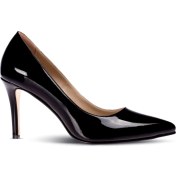 Resim Deery Siyah Rugan Kadın Stiletto 