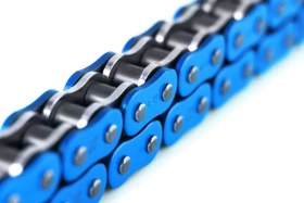 Resim Afam 530 XHR2-B 110 Xs-Ring dantelli açık tahrik zinciri mavi 