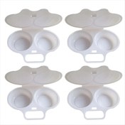 Resim Maggiei Mikrodalga Yumurta Buharlı Pişirici Omlet Yuvarlak Yumurta Buharlı Pişirici Pişirme Kalıbı Yumurta Haşlama Aleti Mutfak Yumurta Aletleri (Yurt Dışından) 