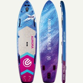 Resim Suplimanı 350x86x15 Supboard Paddle Board Şişme Sörf Tahtası Tam Set Supboard 