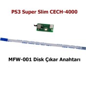 Resim MFW-001 Disk Eject Switch PS3 Yedek Parça CECH-4000 Playstation 3 Super Slim 