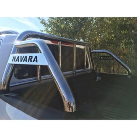 Resim Güngörür Nissan Navara 2014 2015 2016 2017 2018 2019 Kasa Üstü Arka Cam Korumalı Rol Bar 