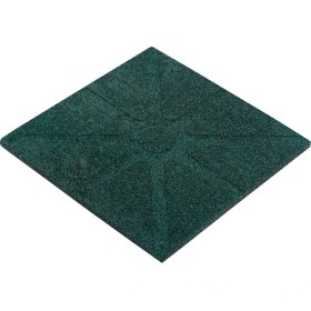 Resim 4 Adet 50X50X1.5CM Karo Kauçuk Zemin Kaplama (Yeşil) 