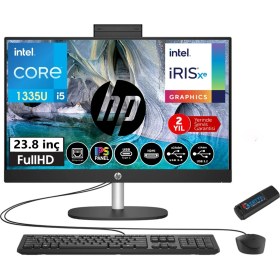 Resim Hp Proone 240 G10 Intel Core i5 1335U 64GB Ram 1TB SSD 23.8'' Fhd IPS Windows 11 Home All In One Bilgisayar 88T2W5ESW23 