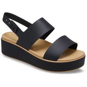 Resim Crocs 211802-0RI Brooklyn Matte Wrap Low Wedge Kadın Sandalet 