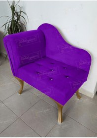 Resim aldagelsin Yeni Model Tekli Köşe Koltuğu Josefin Bench Gold Ayak 