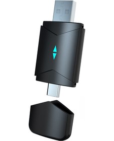 Resim Reedark Ca-12 Kablosuz Carplay Kutusu, İki Portlu Mini Adaptör, İos Ve Android Auto Desteği, Kablolu'dan Kablosuz'a Dönüştürücü, Araç İçin Bağlantı Modülü, Kc Sertifikalı 