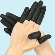 Resim 100 adet/200 adet Premium Lateks Parmak Uçları - Ultra İnce, Tozsuz Güzellik Dövme Koruma Aracı - Rahat, Kaymaz, Hipoalerjenik - Tüm Gün Kullanım İçin Mükemmel, Tozdan Uzak 