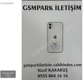 Resim Apple iPhone 11 İkinci El TR | 64 GB | Beyaz 