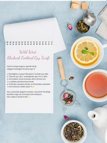 Resim Meyve Çayı Rhubarb Cocktail & French Press Seti 