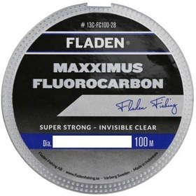 Resim Fladen Maxximus 100m 0.12 Mm Fluorocarbon Misina - Standart 