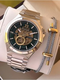 Resim Reward Özel Tasarım Otomatik Mekanizma Çelik Kordon 5 Atm Suya Dayaknıklı Erkek Kol Saati W.145514.2 Sarı 