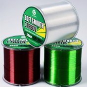 Resim YACUMA Yumuşak Karbon Naylon Balıkçılık Hattı, 500m/546YDS - Güçlü Çekme Kuvveti, Uzun Atış, Kırmızı ve Yeşil Makaralarda Deniz Balıkçılığı Ana Hattı 