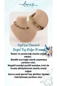 Resim Deniz Doğal Taş Sertifikalı Yeşil Lal Tsavorit ( Taşlar) Doğaltaş Kolye 6 Mm, M323 
