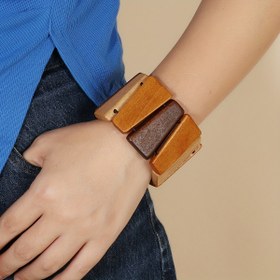 Resim Bohem tarzı el yapımı boncuklu ahşap bilezik, vintage etnik tarz, kadınların boho tatil bileziği, günlük ve parti aksesuarı, tüm mevsimler için, bahar festivali hediyesi 