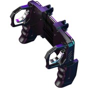 Resim K21 Kolu-w11 + Pugb Mobil Oyun Denetleyicisi Yangın Pubg Mobil Joystick Gamepad Metal L1r1 Shooter Joysti 