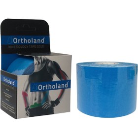Resim Mavi Renk Kinesi Band,sporcu Kas Ağrı Bandı,kinezyo Tape 