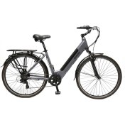 Resim Bisan BİSAN MOON ELEKTRİKLİ BİSİKLET 47 CM V 700C JANT 7 VİTES METALİK GRİ SİYAH 