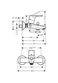 Resim Hansgrohe Focus Banyo Bataryası Diğer 